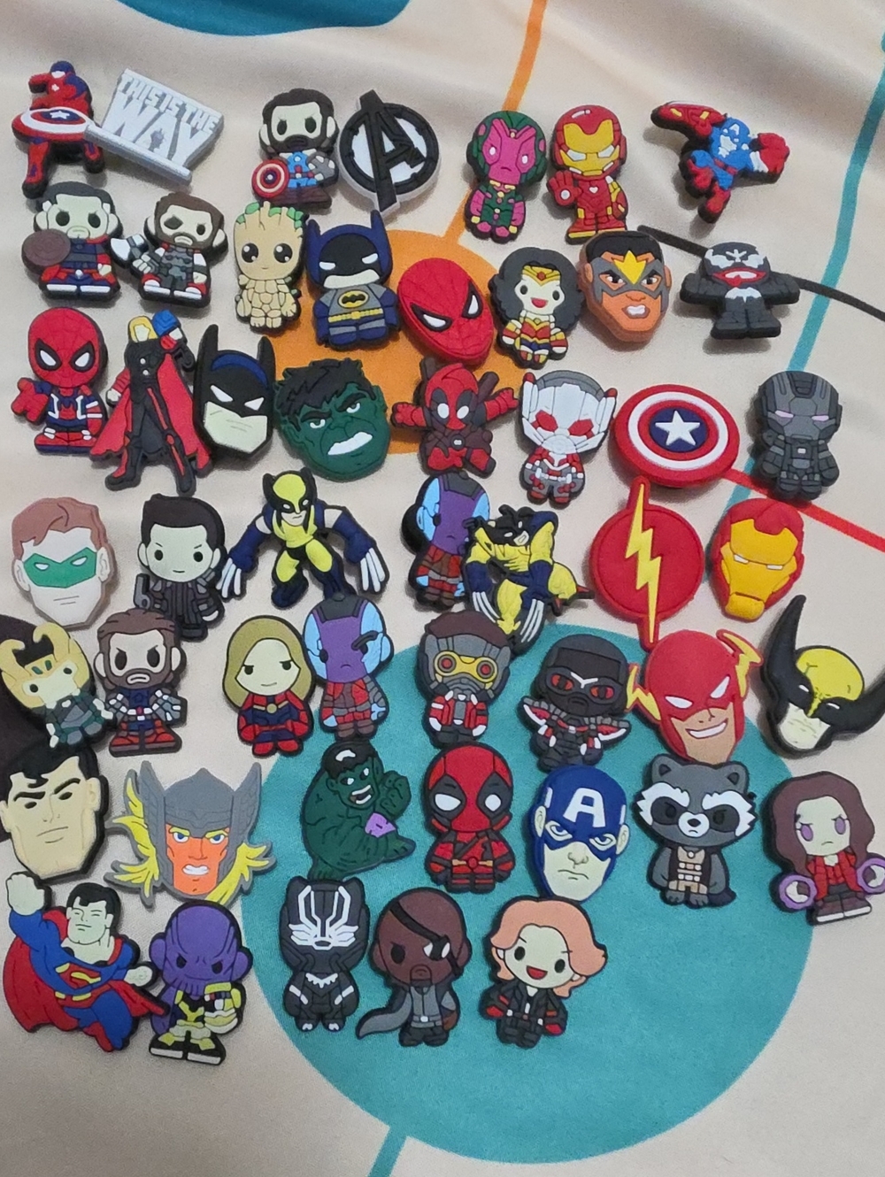 Marvel DC DISNEY Shoe Charms For CROCS! 50 In Total!! NEW!!